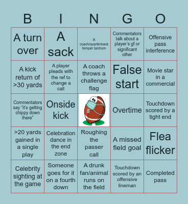 MetaBos x Super Bowl Bingo! Bingo Card