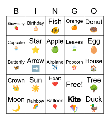 Enrichment Fun! Bingo Card