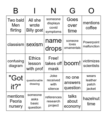 Plant propogation Bingo Card