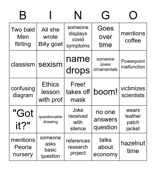 Plant propogation Bingo Card