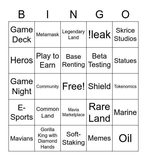 fura#9335 Bingo Card