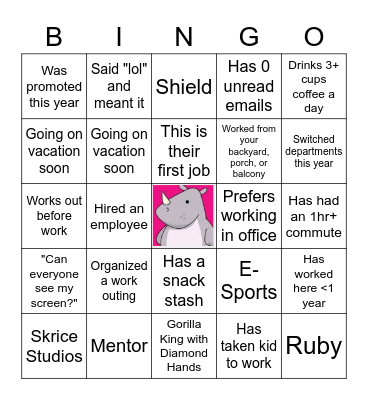 GAME NIGHT Bingo Card