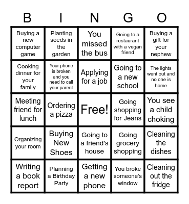 What Do You Need to Know Bingo Card