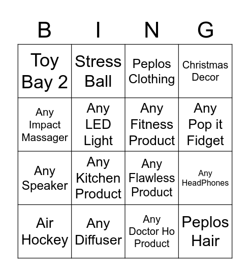 ESP BINGO Card