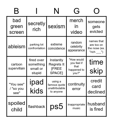 Dhar Mann Bingo Card