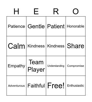 CHAIN BREAKER SUPER Bingo Card