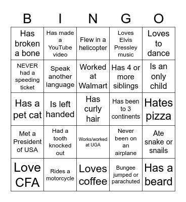 LBC Marriage Conference 2022 Bingo Card
