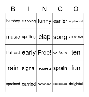 purple lesson 70-74 Bingo Card