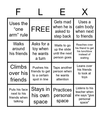 SUPERFLEX BINGO Card
