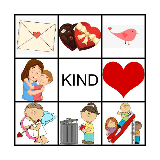 Kindness Week Bingo Card