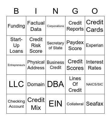 Better Day Consulting BINGO Card