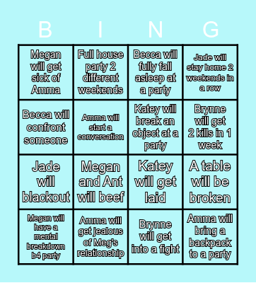 43 Elderberry Bingo Card