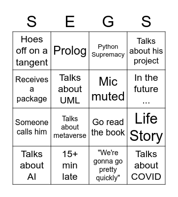 VISIT Bingo Card