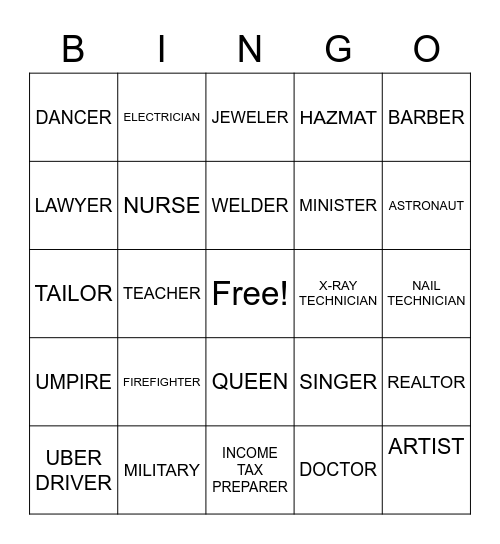 I LOVE MY FUTURE! Bingo Card