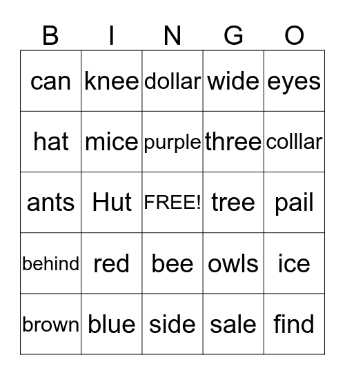 Dr. Seuss-I Can Read with My Eyes Shut Bingo Card