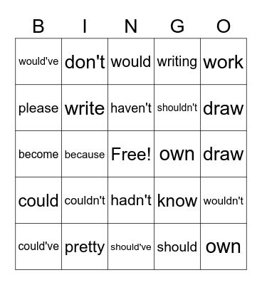 Fun Friday Bingo (February) Bingo Card