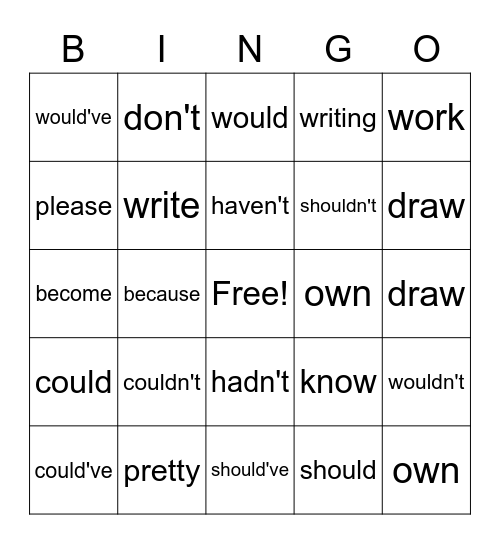 Fun Friday Bingo (February) Bingo Card