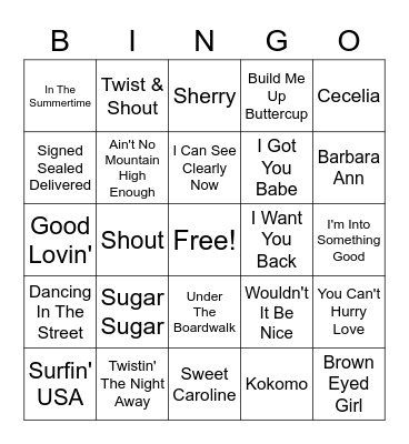 Tavern #1 Bingo Card