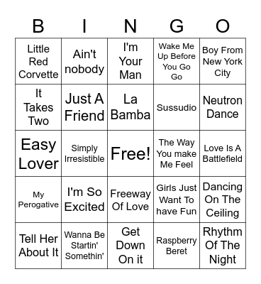 Tavern #4 Bingo Card