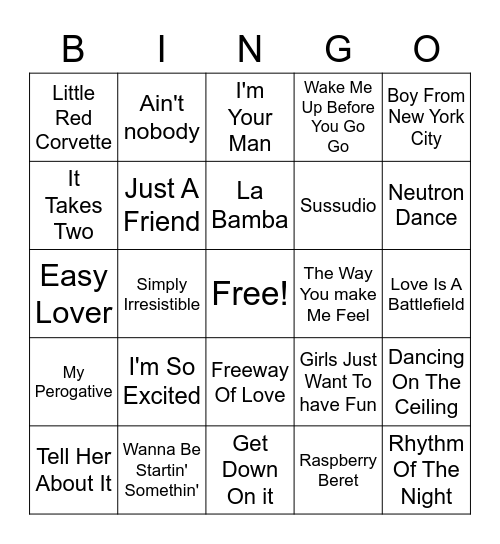 Tavern #4 Bingo Card