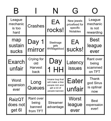 3.17 Leaguestart Bingo Card