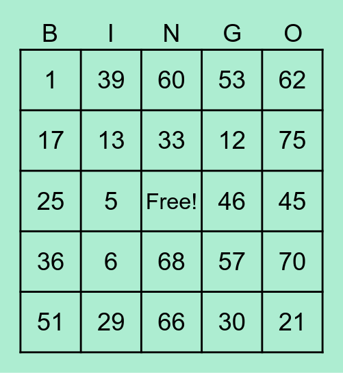 Ijara - Wisteria Bingo Card
