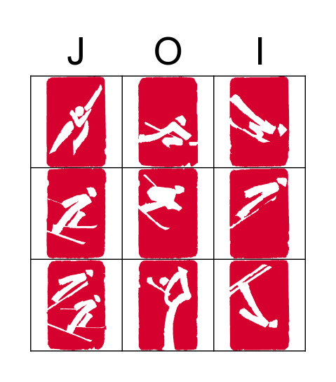 JOGOS DE INVERNO 2022 Bingo Card