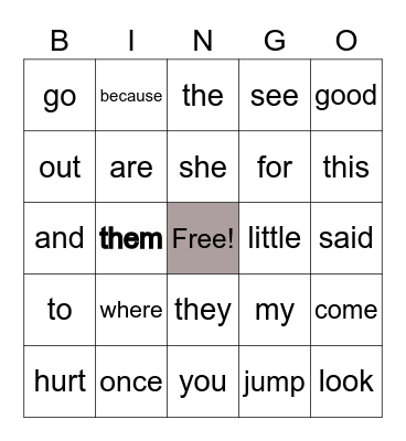 100th Day of School Bingo Card