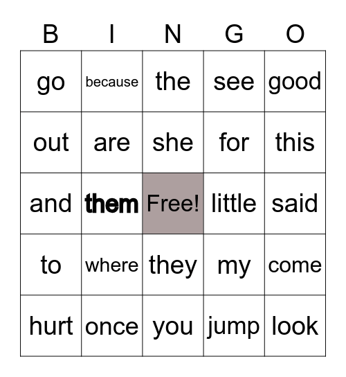 100th Day of School Bingo Card