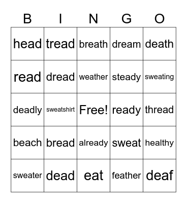EA Bingo Card