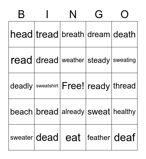 EA Bingo Card