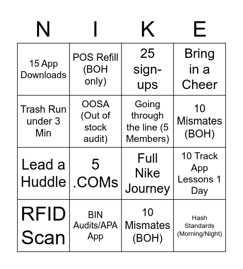 PLC/BOH/OS Loteria Bingo Card