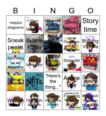 Chaos Bingo Card