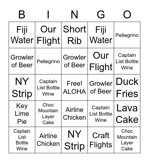 ICONA BINGO Card