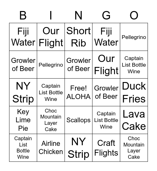 ICONA BINGO Card