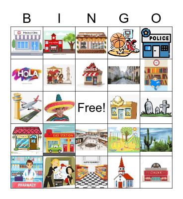 La Ciudad Bingo Card