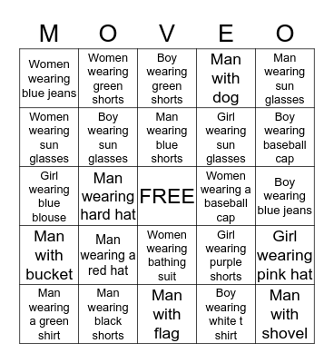 Florida Bond 3 Bingo Card