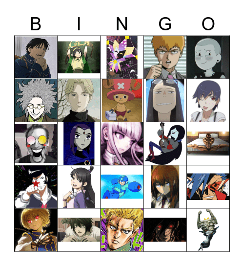 Peggy's Favs Bingo Card