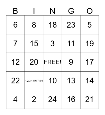 New Year Eve - 2012 Bingo Card