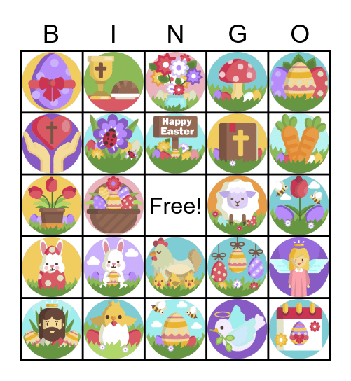 EK Easter Bingo Card