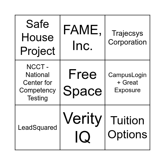 ABHES Blockout Name(First/Last):____________________ Bingo Card