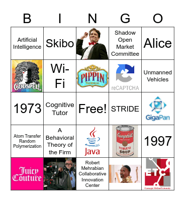 #4- CMU Trivia ("U" to win) Bingo Card