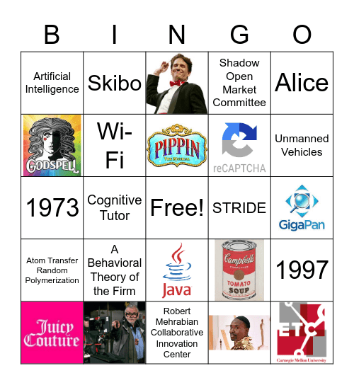 #4- CMU Trivia ("U" to win) Bingo Card