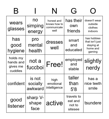 dis my manz Bingo Card