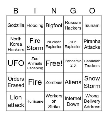 Stuttgart Factory Issues Bingo Card