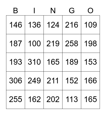 I love Mama !!! Bingo Card