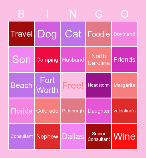 Headstorm Galentine's Day Bingo Card