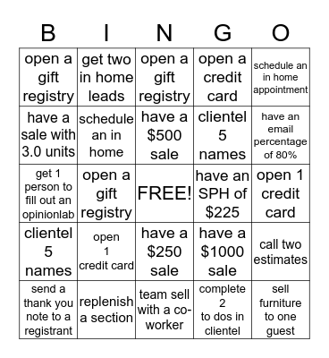PBK #776 Bingo Card