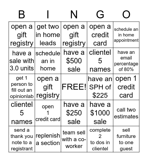 PBK #776 Bingo Card