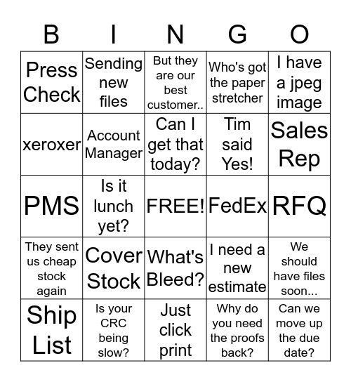 RoArk Bingo Card